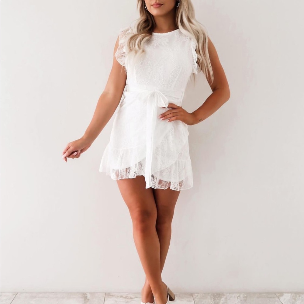 Bridal white dress